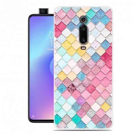 Funda Xiaomi Mi 9T Gel Dibujo Acuarella