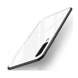 Funda Samsung Galaxy A70 Tpu Trasera Cristal Blanca