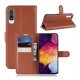 Funda Libro Samsung Galaxy A70 cuero Soporte Marron