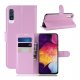 Funda Libro Samsung Galaxy A70 cuero Soporte Rosa