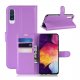 Funda Libro Samsung Galaxy A70 cuero Soporte Lila