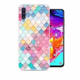 Funda Samsung Galaxy A70 Gel Dibujo Acuarela