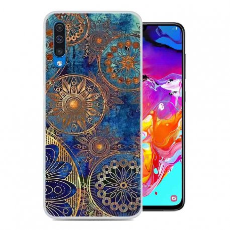 Funda Samsung Galaxy A70 Gel Dibujo Mandala