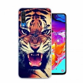 Funda Samsung Galaxy A70 Gel Dibujo Tigre