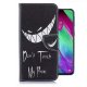 Funda Libro Samsung Galaxy A70 cuero Dibujo Sonrisa