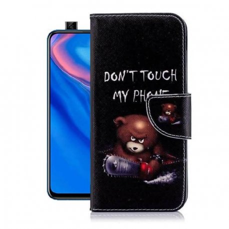 Funda Libro Huawei P Smart Z Soporte Osito Enfadado