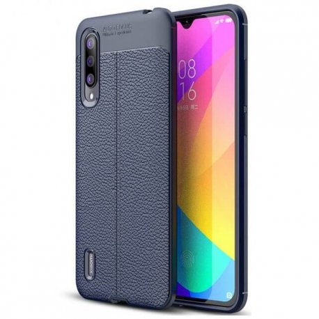 Funda Xiaomi MI A3 Tpu Cuero 3D Azul