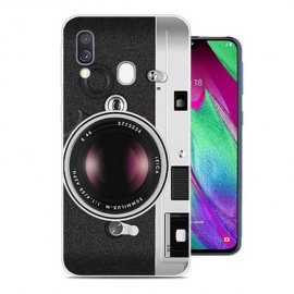 Funda Samsung Galaxy A20 Gel Dibujo Camera