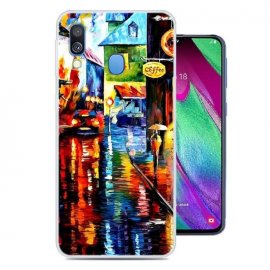 Funda Samsung Galaxy A20 Gel Dibujo Pintura