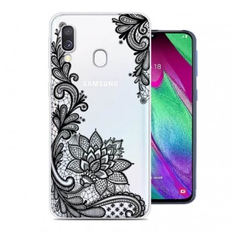 Funda Samsung Galaxy A20 Gel Dibujo Encaje