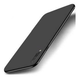 Funda Gel Xiaomi MI 9 Lite Flexible y lavable Mate Negra