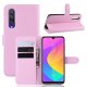 Funda Libro Xiaomi MI 9 Lite cuero Soporte Rosa