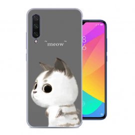 Funda Xiaomi MI 9 Lite Gel Dibujo Meow