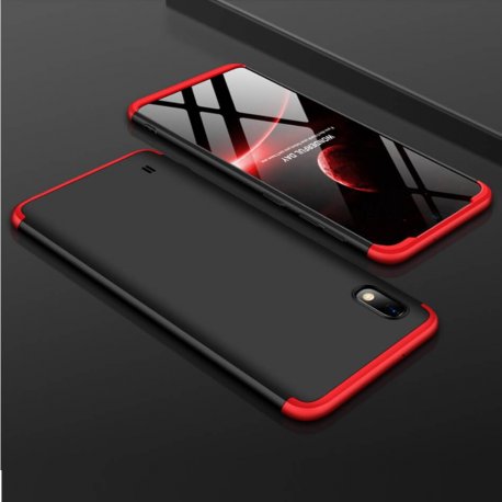 Funda 360 Samsung Galaxy A10 Roja y Negra