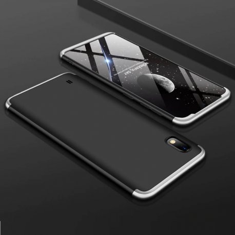 Funda 360 Samsung Galaxy A10 Gris y Negra