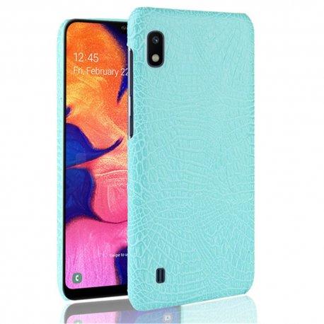 Carcasa Samsung Galaxy A10 Cocodrilo Turquesa