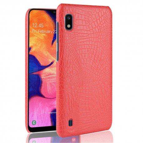 Carcasa Samsung Galaxy A10 Cocodrilo Roja