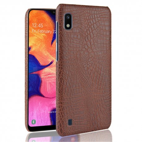 Carcasa Samsung Galaxy A10 Cocodrilo Marron