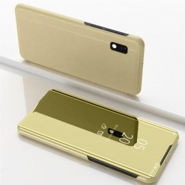 Funda Libro Smart Translucida Samsung Galaxy A10 Dorada
