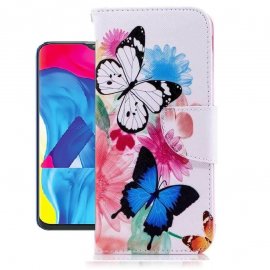 Funda Libro Samsung Galaxy A10 Soporte Mariposa