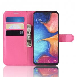 Funda Libro Samsung Galaxy A10 Soporte Fucsia