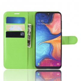 Funda Libro Samsung Galaxy A10 Soporte Verde