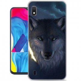Funda Samsung Galaxy A10 Gel Dibujo Lobo