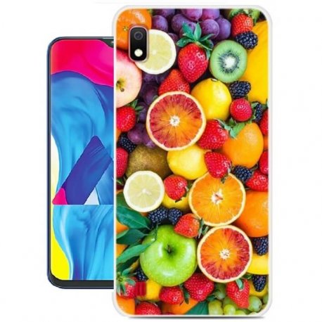 Funda Samsung Galaxy A10 Gel Dibujo Frutas