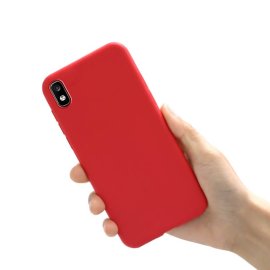 Funda Samsung Galaxy A10 lavable Mate Roja Extra fina