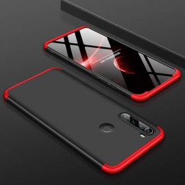 Funda 360 Xiaomi Redmi Note 8 Negra y Roja