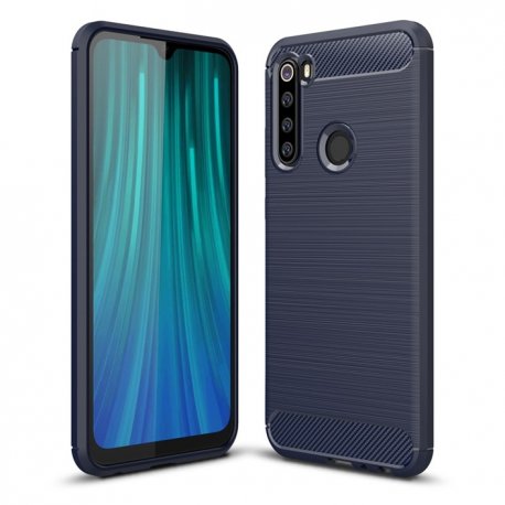 Funda Xiaomi Redmi Note 8 Tpu Carbono 3D Azul