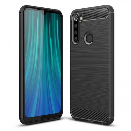 Funda Xiaomi Redmi Note 8 Tpu Carbono 3D Negra