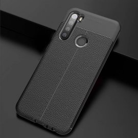 Funda Xiaomi Redmi Note 8 Cuero Tpu 3D Negra