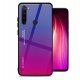 Funda Xiaomi Redmi Note 8 Tpu Trasera Cristal templado violeta