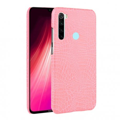 Carcasa Xiaomi Redmi Note 8 Cocodrilo Rosa