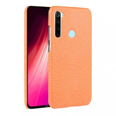 Carcasa Xiaomi Redmi Note 8 Cocodrilo Naranja