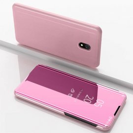 Funda Libro Smart Translucida Xiaomi Redmi 8A Rosa