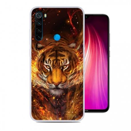 Funda Xiaomi Redmi Note 8 Dibujo Tigre Tpu