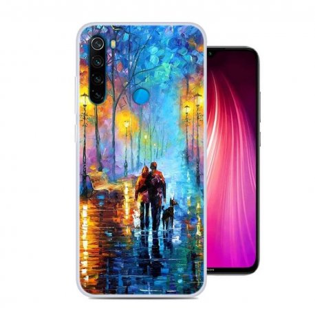 Funda Xiaomi Redmi Note 8 Dibujo Pintura Tpu