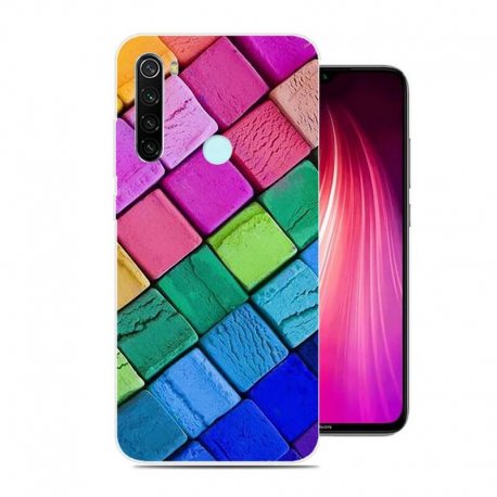 Funda Xiaomi Redmi Note 8 Dibujo Cuadros Tpu