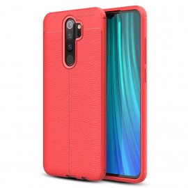 Funda Xiaomi Redmi Note 8 Pro Cuero Tpu 3D Roja