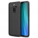 Funda Xiaomi Redmi Note 8 Pro Cuero Tpu 3D Negra