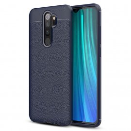 Funda Xiaomi Redmi Note 8 Pro Cuero Tpu 3D Azul