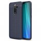 Funda Xiaomi Redmi Note 8 Pro Cuero Tpu 3D Azul