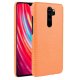Carcasa Xiaomi Redmi Note 8 Pro Cocodrilo Naranja