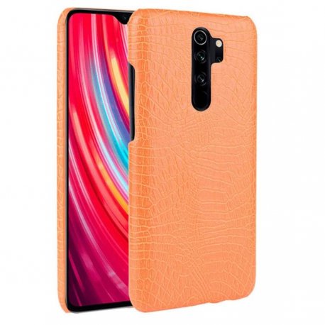 Carcasa Xiaomi Redmi Note 8 Pro Cocodrilo Naranja