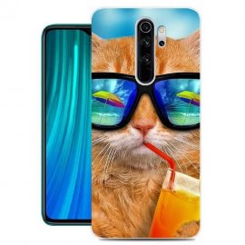 Funda Xiaomi Redmi Note 8 Pro Dibujo Gato Cool Tpu