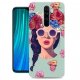 Funda Xiaomi Redmi Note 8 Pro Dibujo Chica Hipster Tpu
