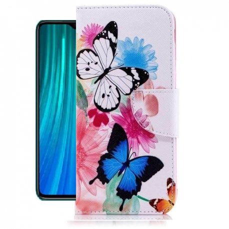 Funda Libro Xiaomi Redmi Note 8 Pro Soporte Mariposa