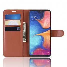 Funda Libro Xiaomi Note 8 Pro Soporte Marron